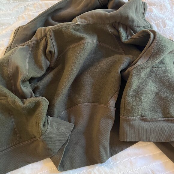 Lululemon Scuba Cropped Oversized Full-zip Hoodie - Picture 7 of 9